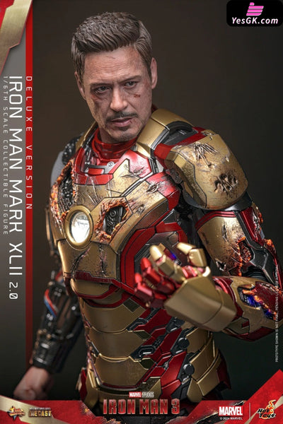 Marvel Iron Man3 Man Mark42 (2.0) Mms758D65 (Licensed) Statue - Hottoys Studio [Pre-Order] Marvel