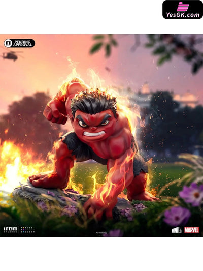 Marvel MiniCo Series Red Hulk MARCAS106624-MC (Licensed) Statue - Iron Studio [Pre-Order Closed] Full Payment MARVEL