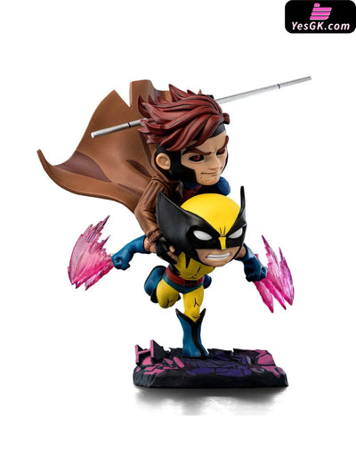 Marvel MiniCo Series X-Men 97 Gambit and Wolverine MARCAS112124-MC (Licensed) Statue - Iron Studio [Pre-Order Closed]