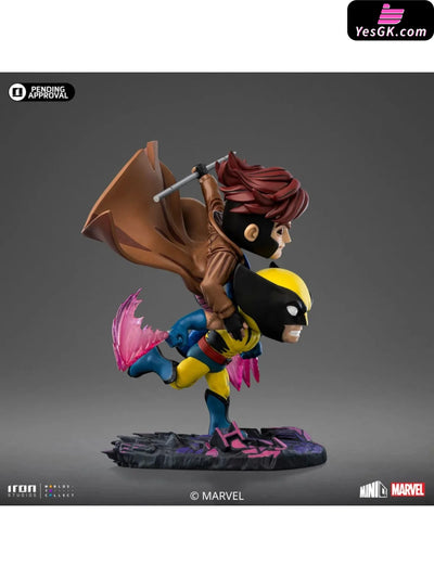 Marvel MiniCo Series X-Men 97 Gambit and Wolverine MARCAS112124-MC (Licensed) Statue - Iron Studio [Pre-Order Closed]