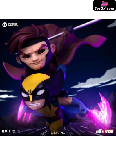 Marvel MiniCo Series X-Men 97 Gambit and Wolverine MARCAS112124-MC (Licensed) Statue - Iron Studio [Pre-Order Closed]
