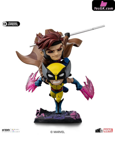Marvel MiniCo Series X-Men 97 Gambit and Wolverine MARCAS112124-MC (Licensed) Statue - Iron Studio [Pre-Order Closed]