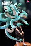 Medusa Girl: Green Viper & Crimson Viper Statue - WeArtDoing Studio