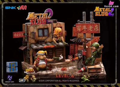 Metal Slug 2 Battle in Chinatown Statue - Krazy Art Studio [In-Stock] - Full Payment - Others