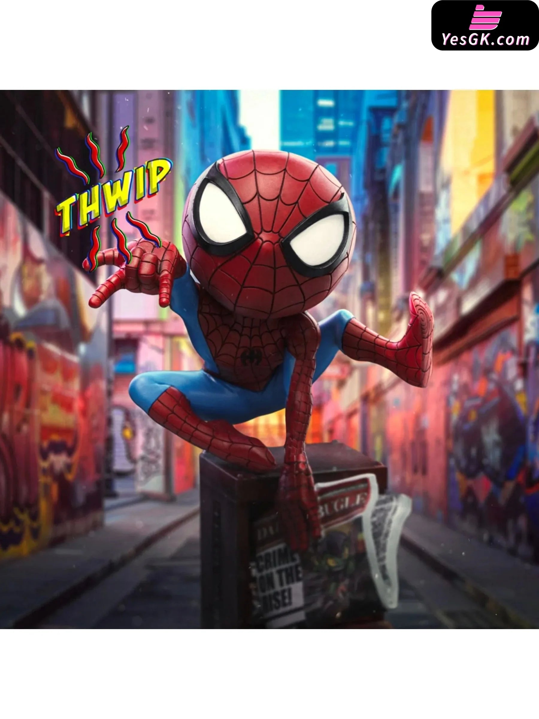 MiniCo Series Spider-Man & Splinter & Apollo 11 Astronaut & Captain Am ...