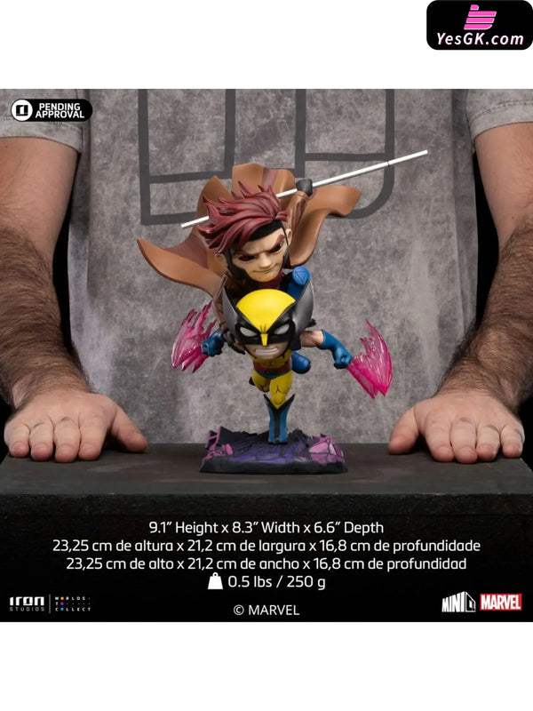 Marvel MiniCo Series X-Men 97 Gambit and Wolverine MARCAS112124-MC (Licensed) Statue - Iron Studio [Pre-Order Closed]
