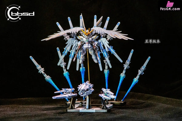 Mobile Report Gundam W FW Wing Gundam Snow White GK Statue - BBSD Studio [In-Stock] Gundam