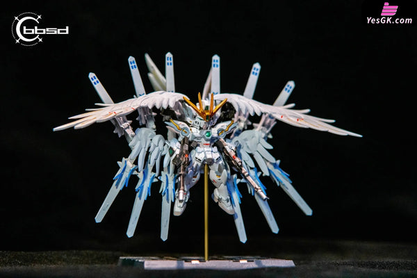Mobile Report Gundam W FW Wing Gundam Snow White GK Statue - BBSD Studio [In-Stock] Gundam