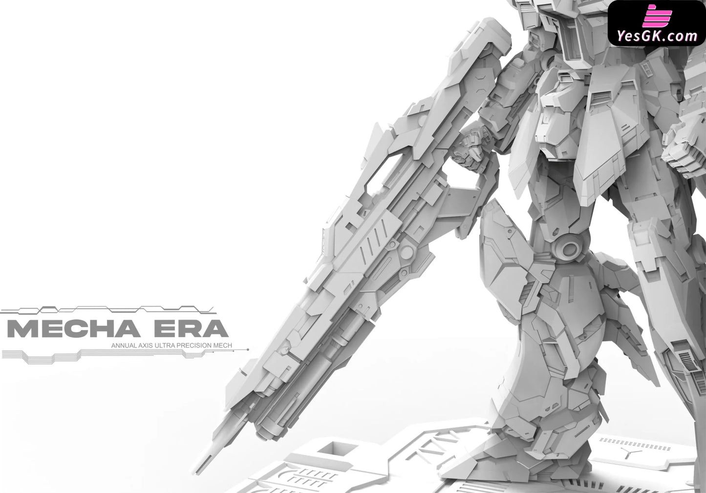 Mobile Suit Gundam Space Warrior Form 093 And Heavy Armor 093-2 Statue - Mecha Era Studio