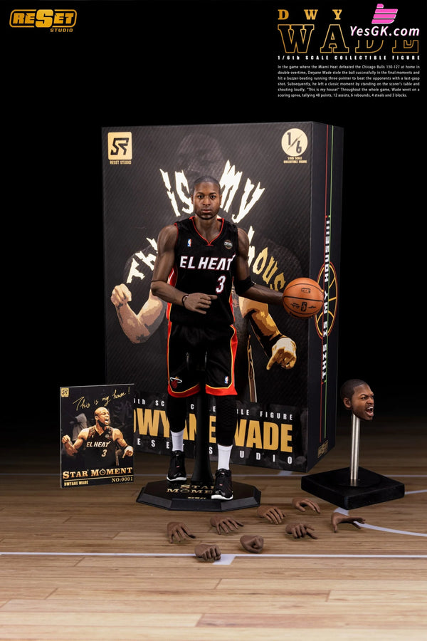 Moments Series Miami Heat Dwyane Wade Figure - ReSet Studio [Pre-Order] Sports Stars