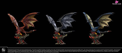 Monster Hunter Series Silver Rathalos & Azure Gk Statue - S6 Studio [Pre-Order]