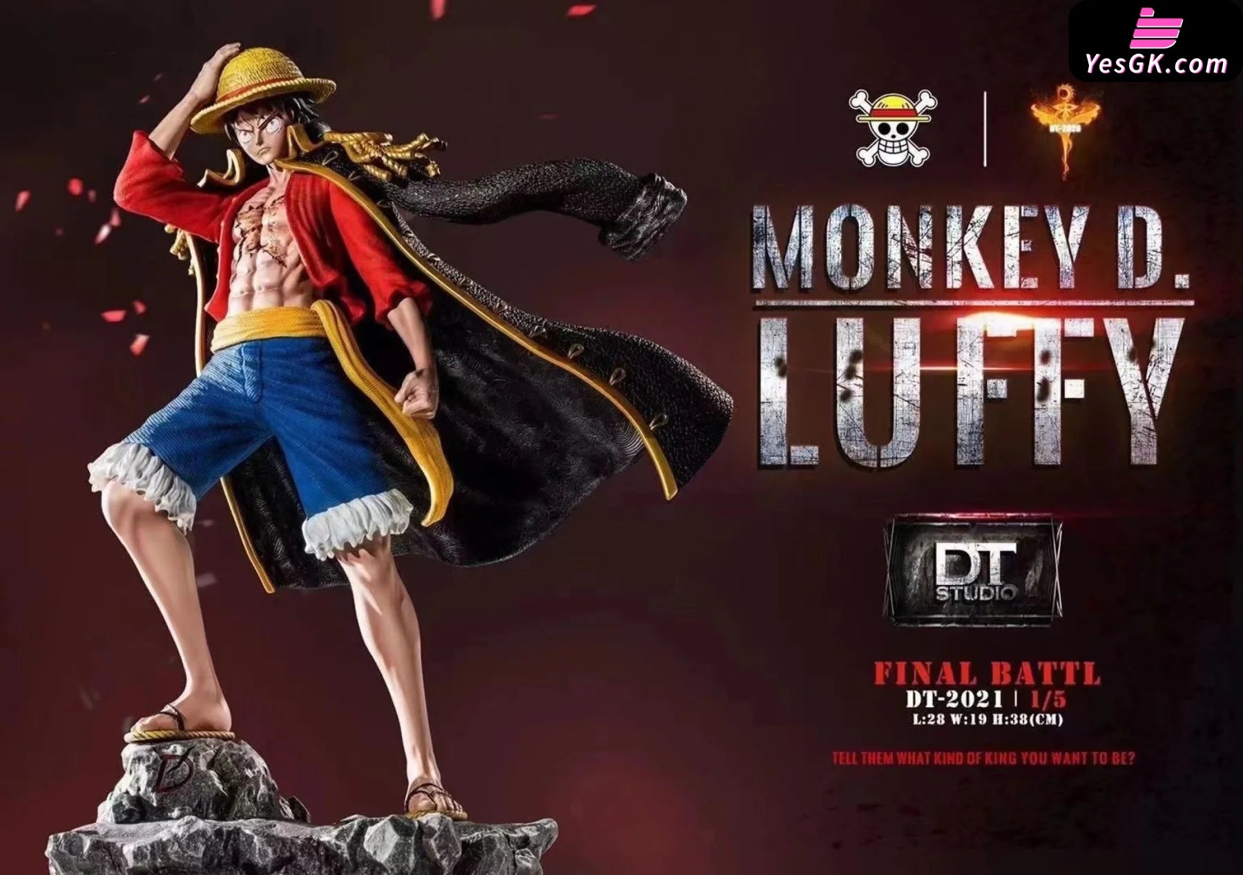 Monkey D Luffy Resin Statue - Dt Studio [In Stock] Onepiece
