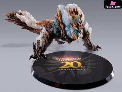 Monster Hunter 20Th Anniversary Edition Zinogre Rioreusu Statue - Bandai [Pre - Order]