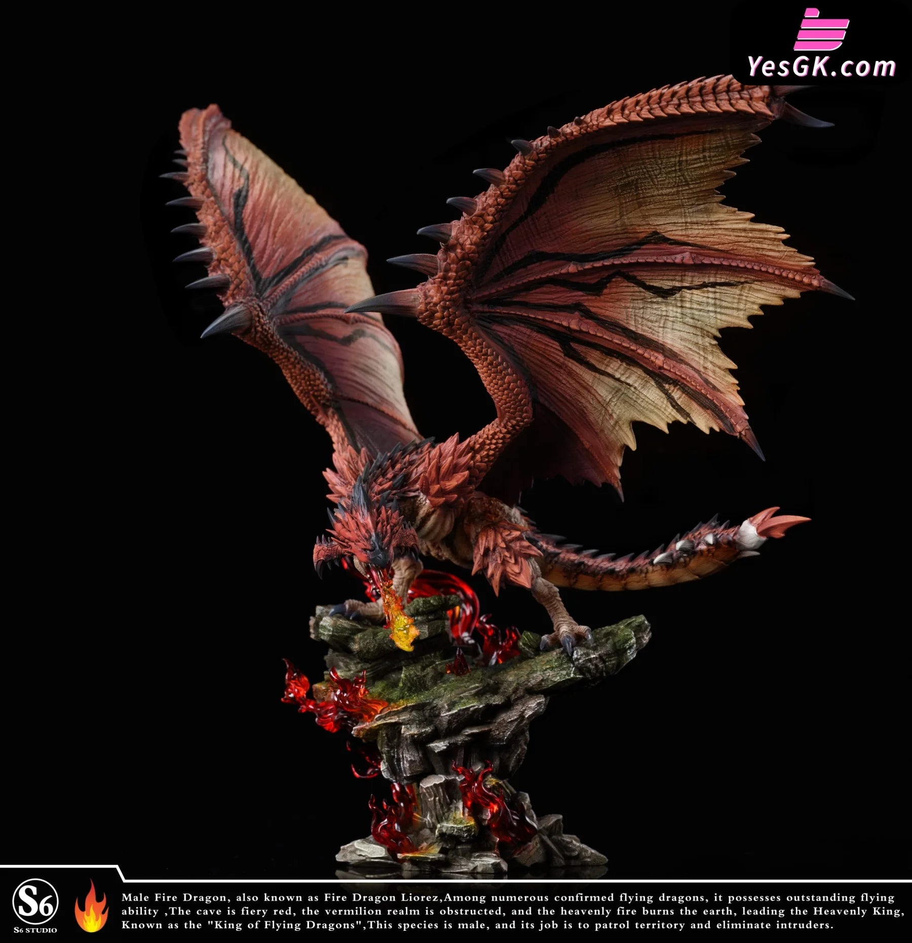 Monster Hunter Resonance Series 002 Rathalos Resin Statue - S6 Studio [Pre-Order] Others