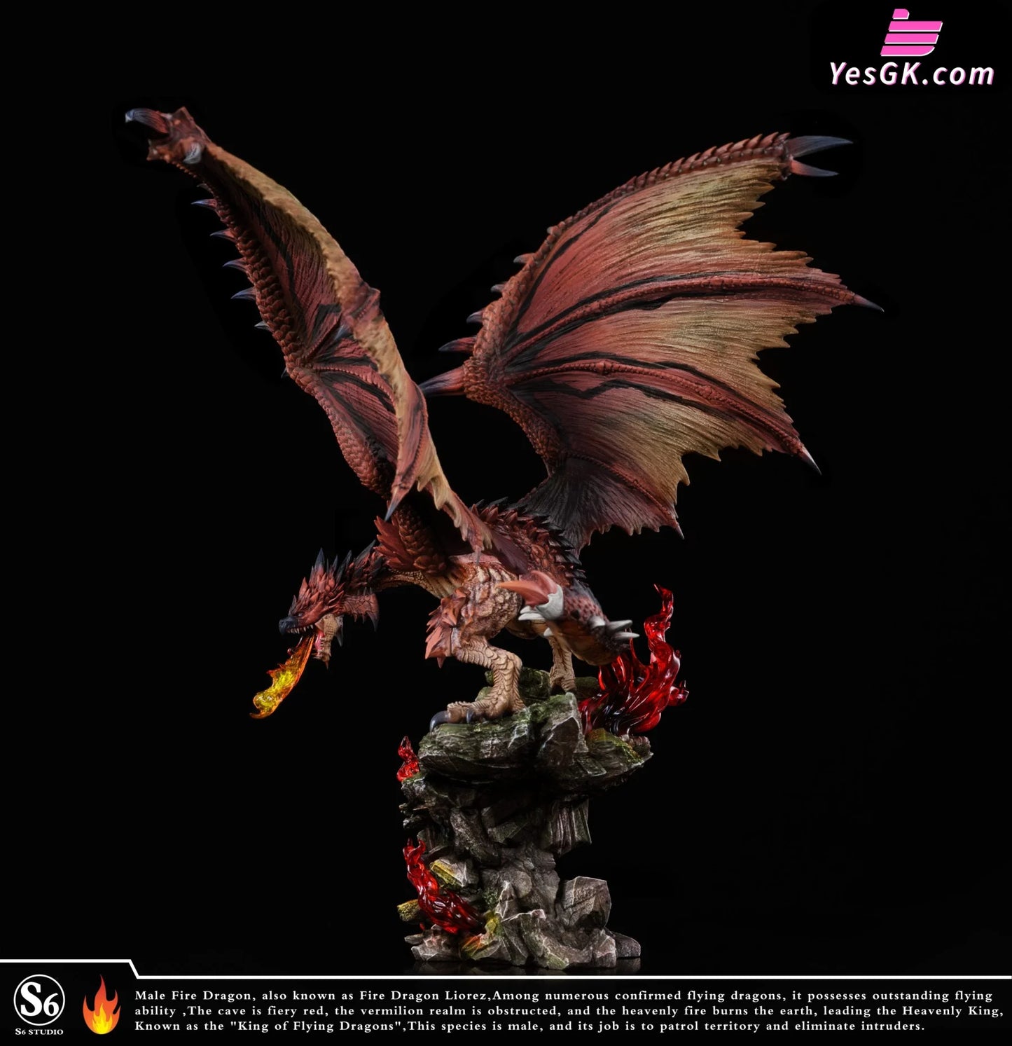 Monster Hunter Resonance Series 002 Rathalos Resin Statue - S6 Studio [Pre-Order] Others