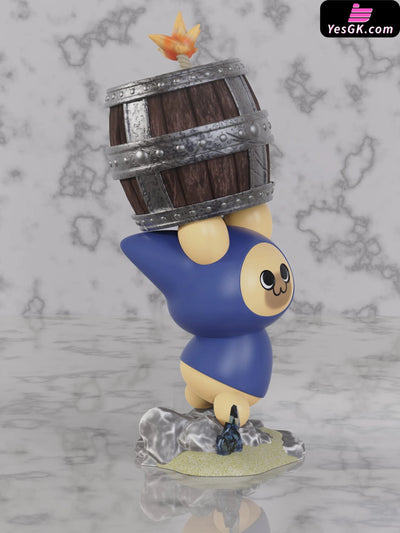 Monster Hunter Rise Felyne: Cat Use Barrel Bomb Resin Statue - Feimaoyingri Studio [Pre-Order]