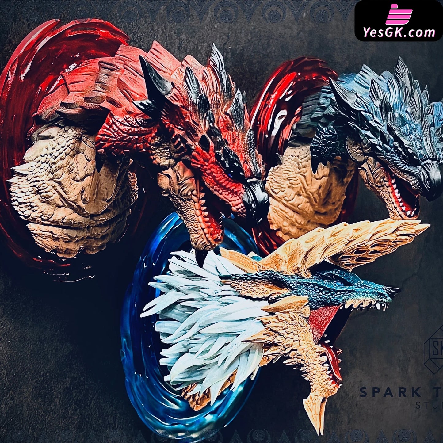 Monster Hunter Small Scale Head Statue #1 - Spark Thinker Studio [Pre-Order]