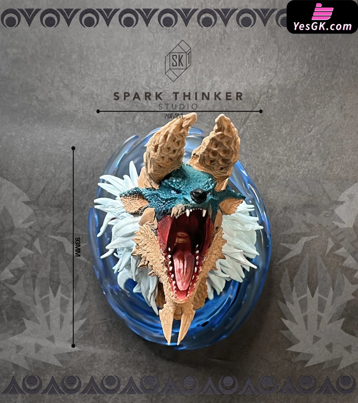 Monster Hunter Small Scale Head Statue #1 - Spark Thinker Studio [Pre-Order]