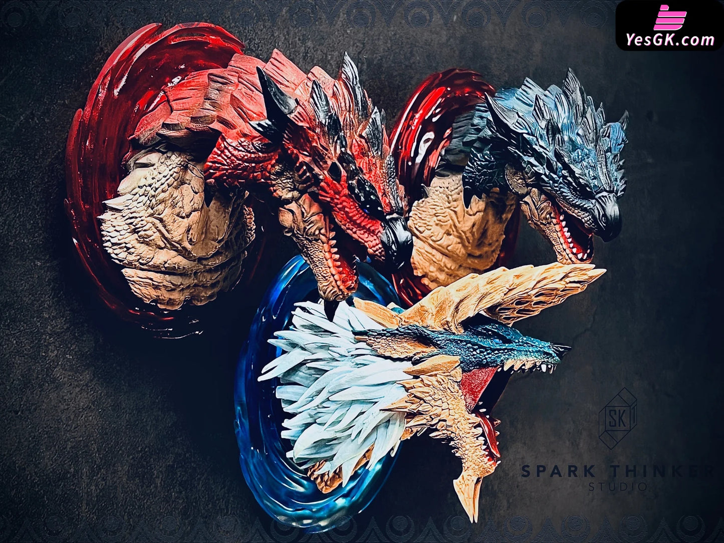 Monster Hunter Small Scale Head Statue #1 - Spark Thinker Studio [Pre-Order]