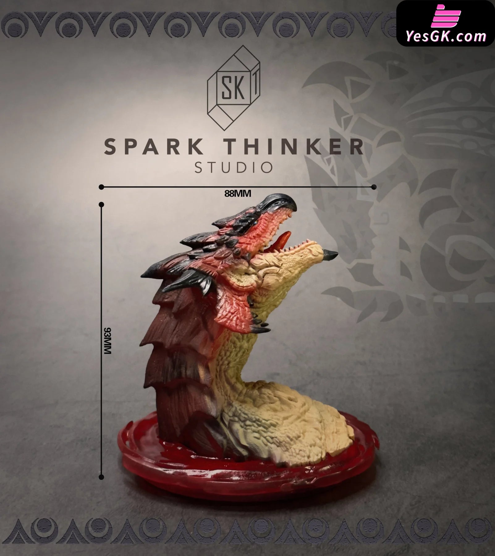 Monster Hunter Small Scale Head Statue #1 - Spark Thinker Studio [Pre-Order]