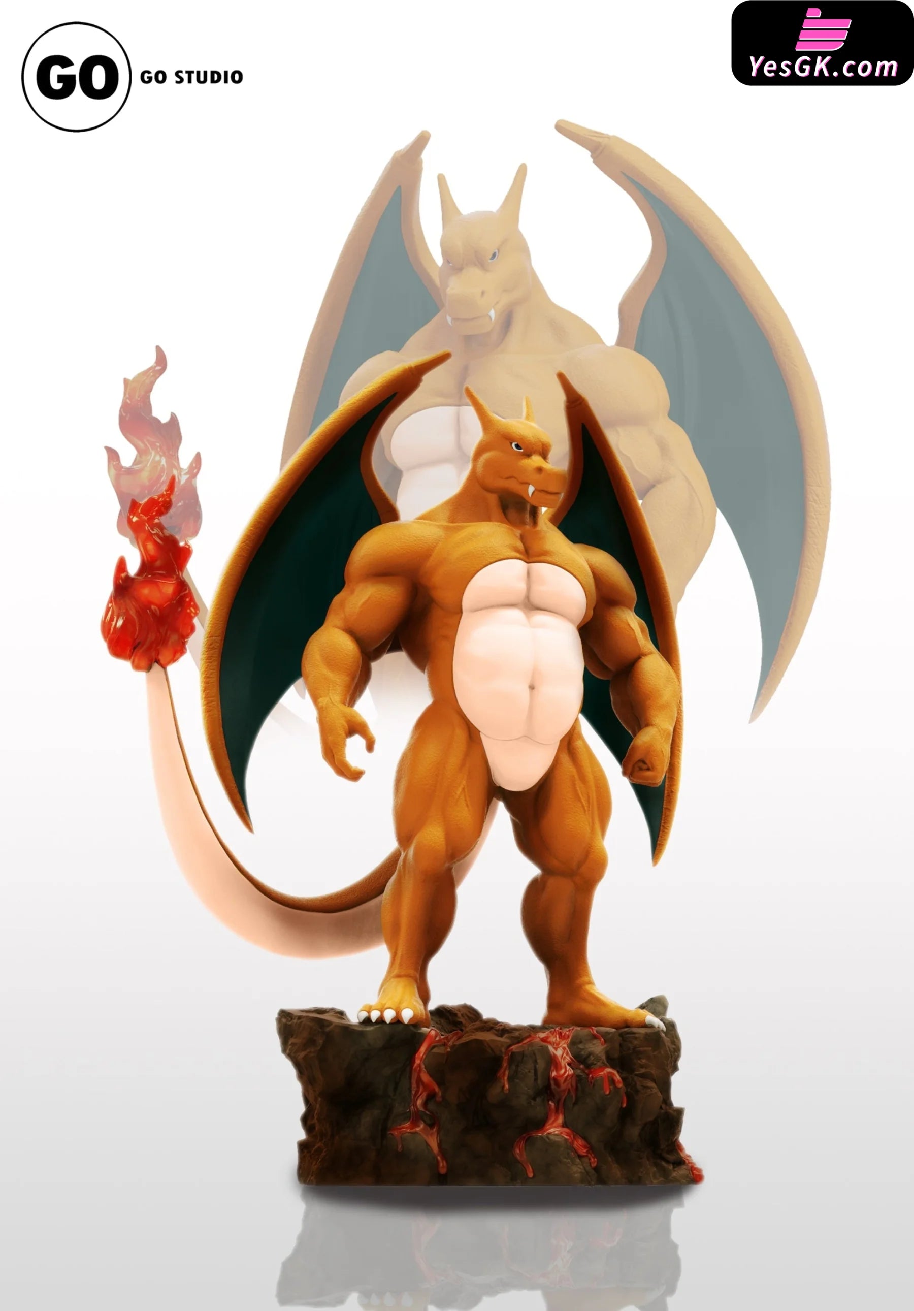 Mega Charizard Y - Pokemon Resin Statue - EGGS Studios [In Stock]