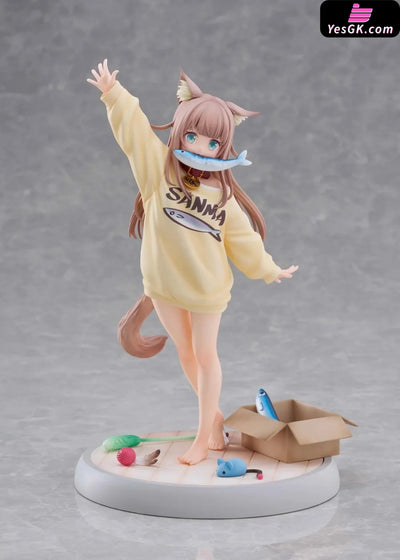 My Cat Is A Kawaii Girl KINAKO Play With Ver. (Licensed) GK Statue - GOLDEN HEAD Studio [Pre-Order] Deposit / Limited