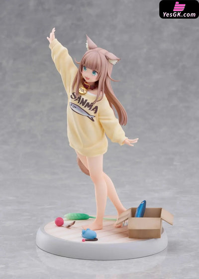 My Cat Is A Kawaii Girl KINAKO Play With Ver. (Licensed) GK Statue - GOLDEN HEAD Studio [Pre-Order] Others