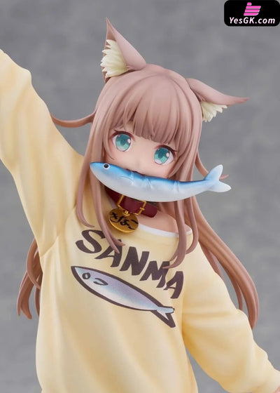My Cat Is A Kawaii Girl KINAKO Play With Ver. (Licensed) GK Statue - GOLDEN HEAD Studio [Pre-Order] Others