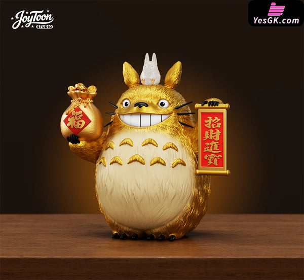 My Neighbor Totoro Attract wealth Golden Totoro Ornaments GK Statue - JoyToon Studio [In-Stock] - Full Payment