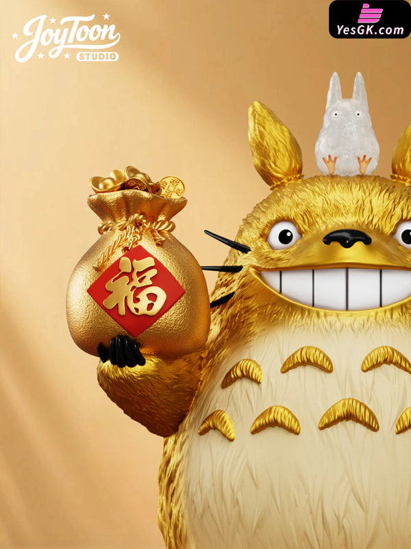 My Neighbor Totoro Attract wealth Golden Totoro Ornaments GK Statue - JoyToon Studio [In-Stock] - Full Payment