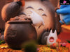 My Neighbor Totoro Totoro Eating Acorn GK Statue - Long Miao Studio [Pre-Order] Miyazaki Anime