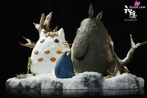 My Neighbor Totoro Encounter Series Totoro Playing in the Snow GK Statue - Shen Yin Studio [Pre-Order] Miyazaki Anime