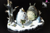 My Neighbor Totoro Encounter Series Totoro Playing in the Snow GK Statue - Shen Yin Studio [Pre-Order] Miyazaki Anime