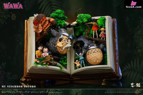 My Neighbor Totoro Hayao Miyazaki Book Series #1 Totoro GK Statue - Wawa Studio [Pre-Order] - Miyazaki Anime