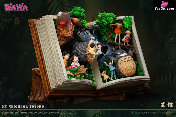 My Neighbor Totoro Hayao Miyazaki Book Series #1 Totoro GK Statue - Wawa Studio [Pre-Order] - Miyazaki Anime