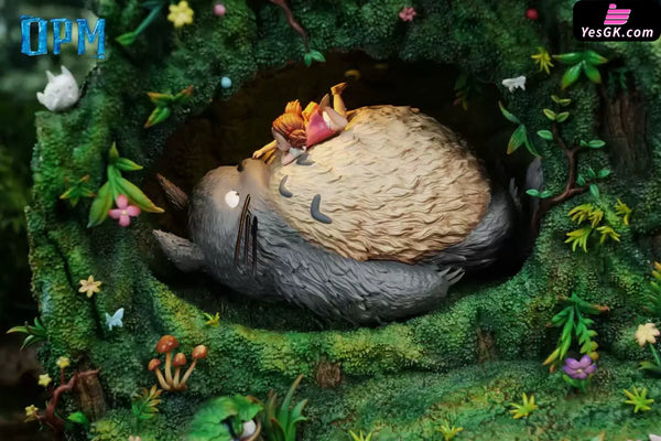 My Neighbor Totoro Hayao Miyazaki Desktop Scene Series 013 Totoro in the Tree Hole 1/6 GK Statue - OPM Studio