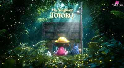My Neighbor Totoro Hayao Miyazaki Desktop Series 05 The Happiest Search Mei Hide-and-Seek with Totoro GK Statue - Wu Yu