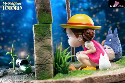 My Neighbor Totoro Hayao Miyazaki Desktop Series 05 The Happiest Search Mei Hide-and-Seek with Totoro GK Statue - Wu Yu