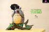 My Neighbor Totoro Hayao Miyazaki Desktop Series 07 Totoro Playing the Flute GK Statue - Wu Yu Studio [In-Stock] - Full