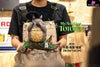 My Neighbor Totoro Hayao Miyazaki Desktop Series 07 Totoro Playing the Flute GK Statue - Wu Yu Studio [In-Stock] - Full