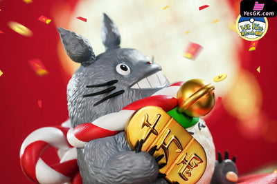 My Neighbor Totoro Hayao Miyazaki Fortune Series #1 Fortune Totoro GK Statue - Hit Face Studio [Pre-Order] Deposit