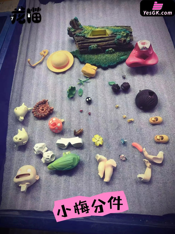 My Neighbor Totoro Hayao Miyazaki’s Ecological Scene Mei Holding Corn GK Statue - Long Miao Studio [In-Stock] - Full
