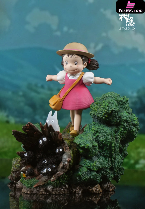 My Neighbor Totoro Meet Series Wooden Stake Mei GK Statue - Shen Yin Studio [Pre-Order] Miyazaki Anime
