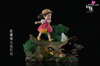 My Neighbor Totoro Meet Series Wooden Stake Mei GK Statue - Shen Yin Studio [Pre-Order] Miyazaki Anime