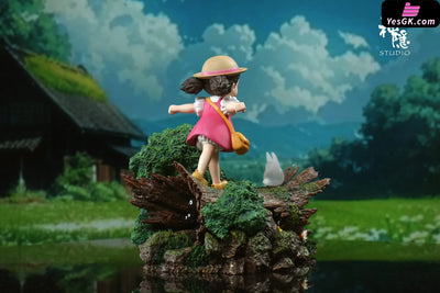 My Neighbor Totoro Meet Series Wooden Stake Mei GK Statue - Shen Yin Studio [Pre-Order] Miyazaki Anime