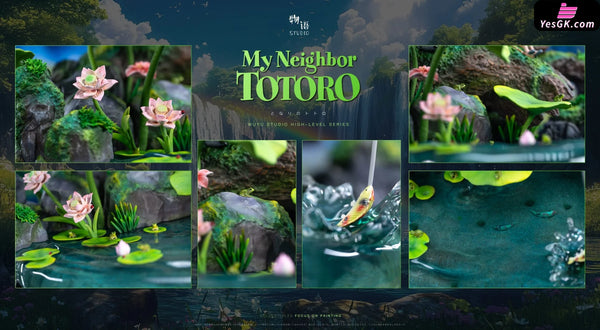 My Neighbor Totoro Memories Series 01 Totoro by the Lotus Pond GK Statue - Wu Yu Studio [Pre-Order] Miyazaki Anime