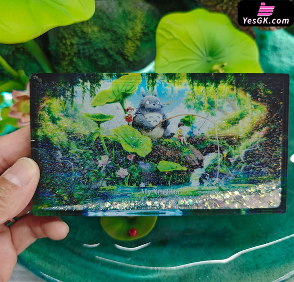 My Neighbor Totoro Memories Series 01 Totoro by the Lotus Pond GK Statue - Wu Yu Studio [In-Stock] Miyazaki Anime