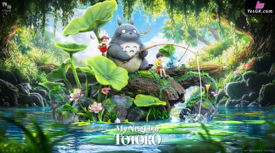 My Neighbor Totoro Memories Series 01 Totoro by the Lotus Pond GK Statue - Wu Yu Studio [Pre-Order] Deposit Miyazaki