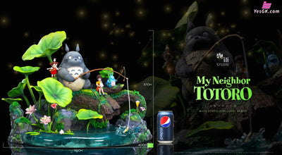 My Neighbor Totoro Memories Series 01 Totoro by the Lotus Pond GK Statue - Wu Yu Studio [Pre-Order] Miyazaki Anime