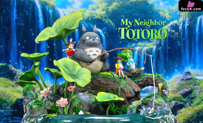 My Neighbor Totoro Memories Series 01 Totoro by the Lotus Pond GK Statue - Wu Yu Studio [Pre-Order] Miyazaki Anime